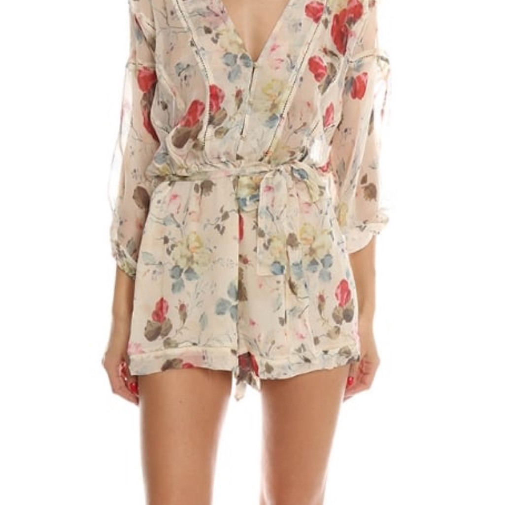 Zimmermann Floral Sheer Dress